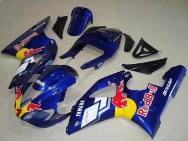 Carenados Moto Yamaha YZF R1 2000-2001 - Azul Blanco Amarillo Rojo Bull Fabricantes
