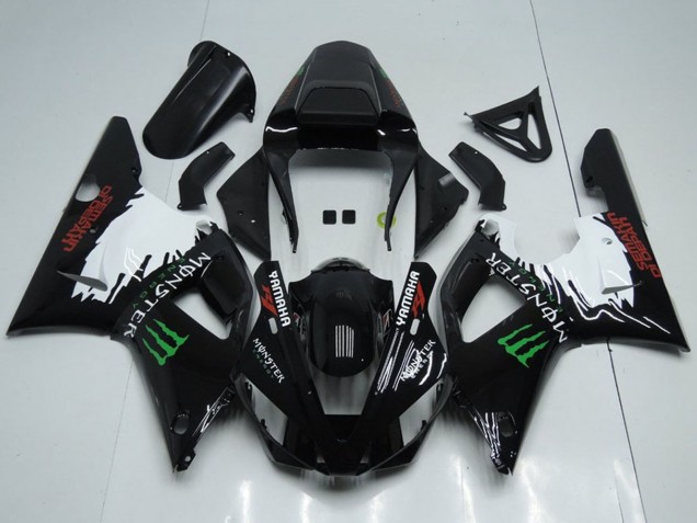 Carenados Moto Yamaha YZF R1 2000-2001 - Negro Brillante Blanco Rojo Verde Monstruo Fabricantes