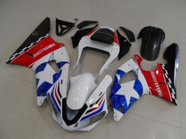 Carenados Moto Yamaha YZF R1 2000-2001 - Blanco Rojo Azul Negro Corse Fabricantes