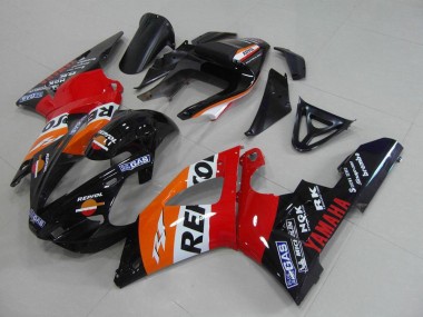 Carenados Moto Yamaha YZF R1 2000-2001 - Naranja Blanco Rojo Negro Repsol Fabricantes