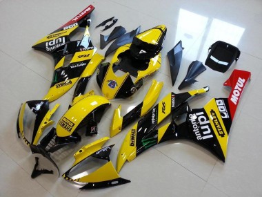Carenados Moto Yamaha YZF R6 2006-2007 - Amarillo Negro Brillante Rojo Verde Motul Monstruo Fabricantes