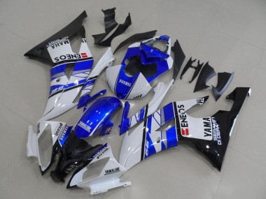 Carenados Moto Yamaha YZF R6 2008-2016 - Blanco Azul Negro Brillante ENEOS Yamalube Fabricantes