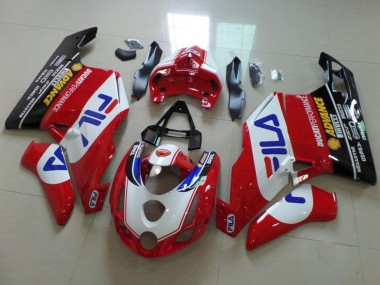 Carenados Moto Ducati 749 999 2003-2004 - Blanco Rojo Azul Negro Brillante Fila Fabricantes