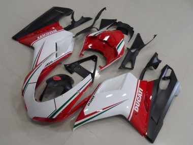 Carenados Moto Ducati 1198 2007-2014 - Blanco Rojo Verde Negro Mate Fabricantes
