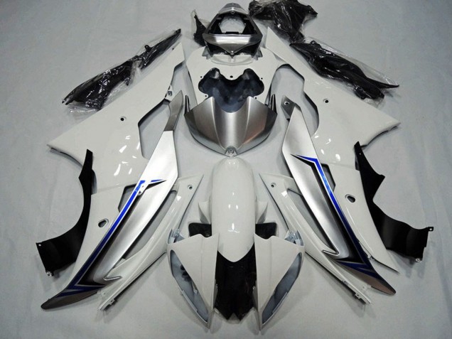 Kits Carenado Moto Yamaha YZF R6 2008-2016 - Blanco Azul Negro Fabricantes