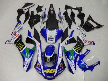 Carenados Moto Yamaha YZF R1 2015-2019 - Blanco Azul Negro Verde ENEOS MoviStar Monstruo 46 Fabricantes