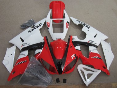 Carenado Moto Yamaha YZF R1 1998-1999 - Blanco Rojo Negro Fabricantes