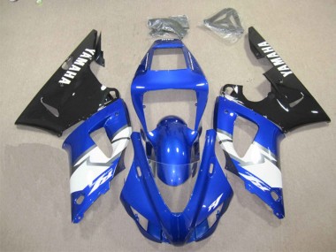 Carenados Moto Yamaha YZF R1 1998-1999 - Azul Blanco Negro Brillante Fabricantes