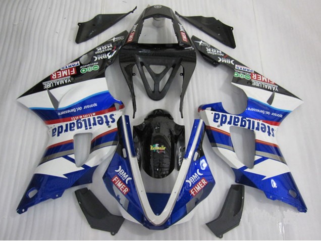Carenados Moto Yamaha YZF R1 2000-2001 - Blanco Azul Negro Rojo Fimer Sterilgarda Fabricantes
