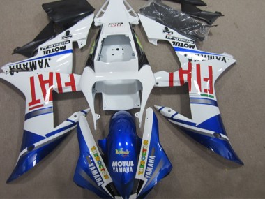 Carenado Moto Yamaha YZF R1 2002-2003 - Blanco Azul Rojo Motul Fiat Fabricantes