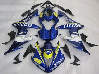 Carenados Moto Yamaha YZF R1 2004-2006 - Azul Amarillo Blanco Go 46 Fabricantes