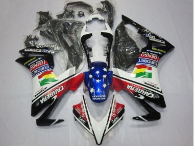 Carenados Moto Honda CBR500R 2013-2015 - Blanco Rojo Azul Negro Brillante Estrella Carrera Lee DENSO EuroBet Fabricantes