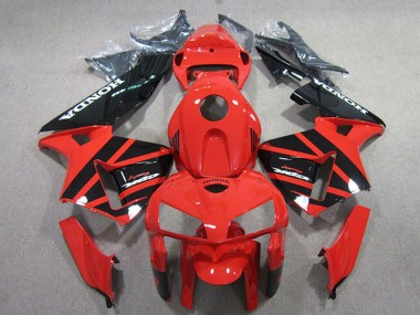 Kits Carenados Moto Honda CBR600RR 2005-2006 - Rojo Negro Fabricantes