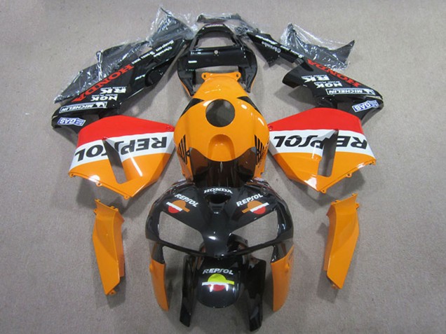 Carenados ABS Honda CBR600RR 2005-2006 - Naranja Blanco Rojo Negro Brillante Repsol Fabricantes
