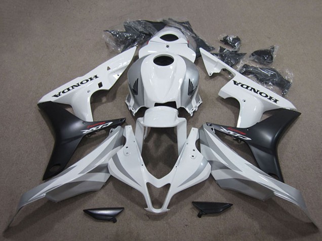 Carenado Moto Honda CBR600RR 2007-2008 - Blanco Negro Mate Fabricantes