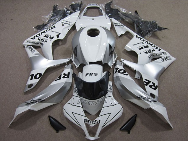 Carenados Moto Honda CBR600RR 2007-2008 - Blanco Plata Negro Repsol Fabricantes