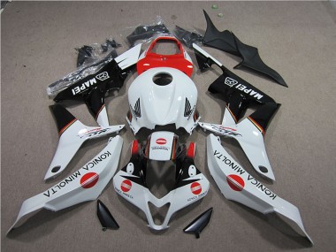 Carenados Moto Honda CBR600RR 2007-2008 - Blanco Rojo Negro Brillante Konica Minolta MAPEI Fabricantes