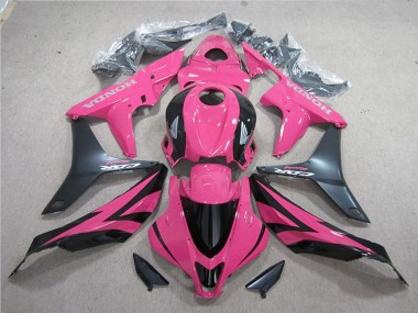 Kits Carenado Moto Honda CBR600RR 2007-2008 - Rosa Negro Mate Fabricantes