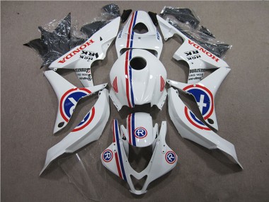 Carenados Moto Honda CBR600RR 2007-2008 - Blanco Azul Rojo R Fabricantes