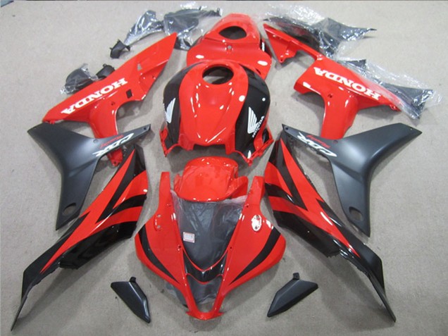 Carenados Moto Honda CBR600RR 2007-2008 - Rojo Negro Brillante Negro Mate Fabricantes