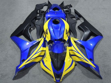 Carenados Moto Honda CBR600RR 2007-2008 - Azul Amarillo Negro Mate Fabricantes