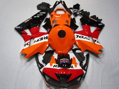 Kits Carenados Moto Honda CBR600RR 2013-2023 - Naranja Blanco Rojo Negro Brillante Repsol Fabricantes
