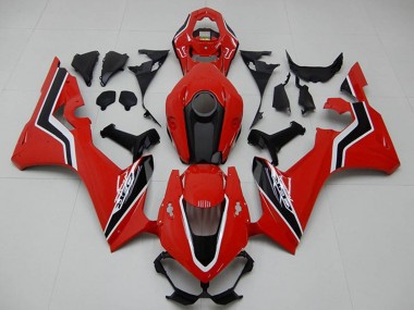 Carenado Moto Honda CBR1000RR 2017-2023 - Rojo Negro Blanco Fabricantes