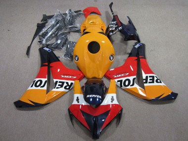 Kits Carenados Moto Honda CBR1000RR 2008-2011 - Naranja Blanco Rojo Negro Brillante Repsol Fabricantes