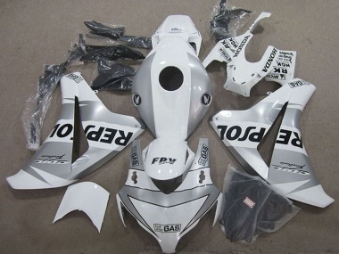 Carenado Moto Honda CBR1000RR 2008-2011 - Blanco Plata Negro Repsol Fabricantes
