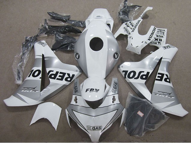 Carenado Moto Honda CBR1000RR 2008-2011 - Blanco Plata Negro Repsol Fabricantes