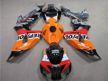 Kits Carenados Moto Honda CBR1000RR 2006-2007 - Naranja Blanco Rojo Negro Brillante Repsol Fabricantes