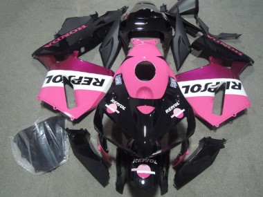 Carenados Moto Honda CBR1000RR 2004-2005 - Rosa Blanco Negro Brillante Repsol Fabricantes