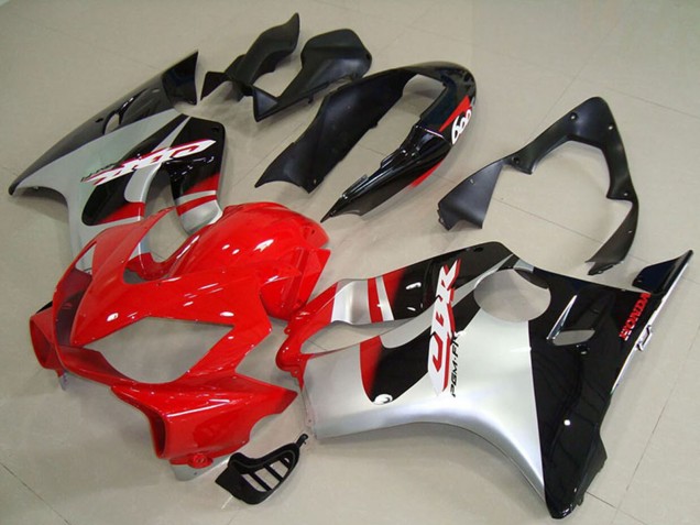 Carenados Moto ABS Honda CBR600 F4i 2004-2007 - Plata Rojo Negro Brillante Fabricantes
