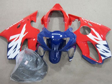 Carenados Moto Honda CBR600 F4 1999-2000 - Rojo Azul Oscuro Fabricantes