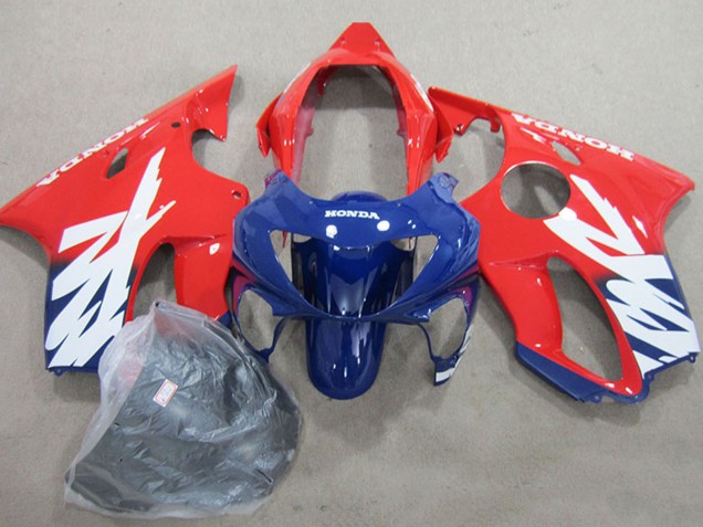 Carenados Moto Honda CBR600 F4 1999-2000 - Rojo Azul Oscuro Fabricantes