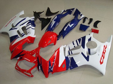 Carenados Moto Honda CBR600 F3 1995-1996 - Blanco Rojo Azul Fabricantes