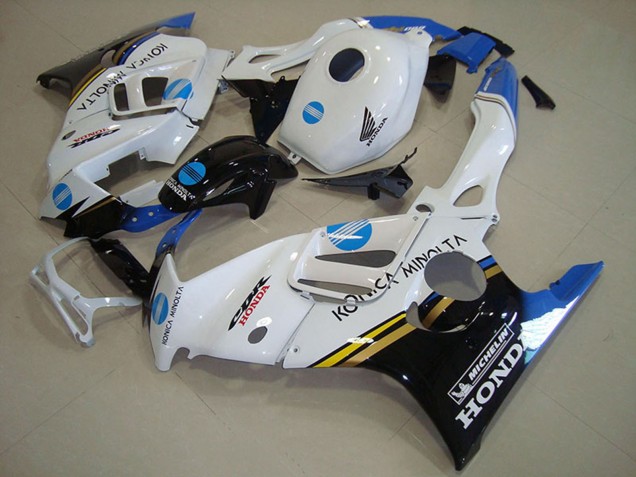 Carenados Moto Honda CBR600 F3 1995-1996 - Blanco Azul Negro Brillante Konica Minolta Fabricantes