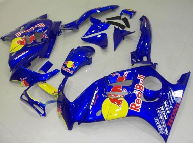 Carenados Moto Honda CBR600 F3 1995-1996 - Azul Amarillo Rojo Bull Fabricantes
