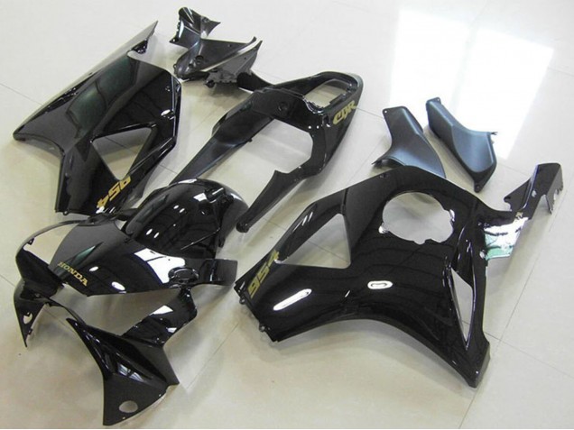 Carenados Moto Honda CBR900RR 954 2002-2003 - Negro Brillante Oro Calcomanía Fabricantes