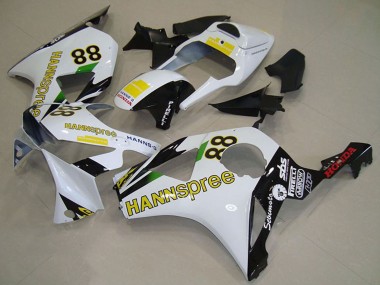 Carenados Moto Honda CBR900RR 954 2002-2003 - Blanco Amarillo Negro Brillante Hannspree 88 Fabricantes
