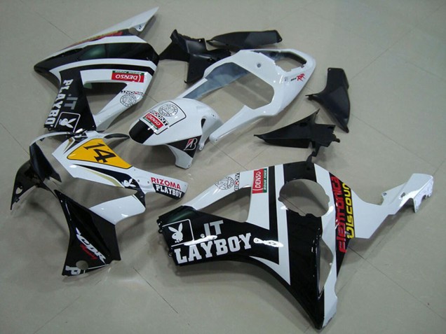 Carenados Moto Honda CBR900RR 954 2002-2003 - Blanco Amarillo Negro Brillante Rizoma Playboy 14 Fabricantes