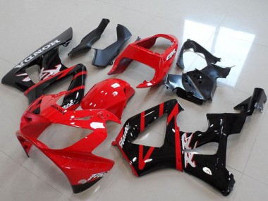 Carenados Moto Honda CBR900RR 929 2000-2001 - Rojo Negro Brillante Raya Fabricantes