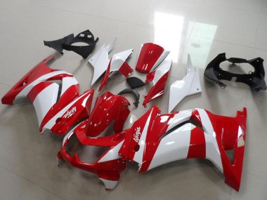 Carenados Moto Kawasaki ZX250R 2008-2012 - Blanco Rojo Fabricantes