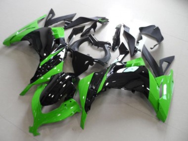 Carenado Moto Kawasaki ZX300R 2013-2018 - Verde Negro Brillante Fabricantes