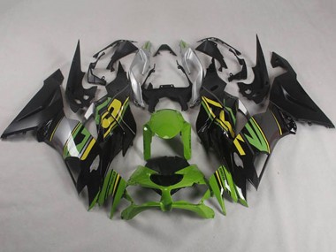 Carenados Moto Kawasaki ZX6R 2019-2022 - Verde Amarillo Plata Negro Mate Fabricantes