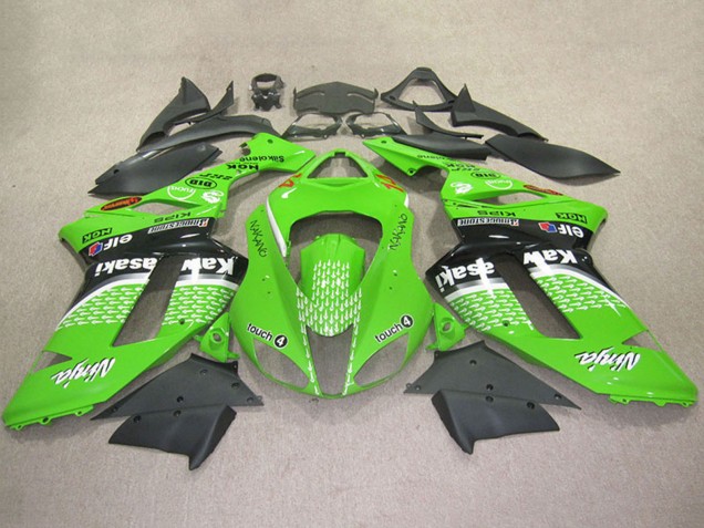 Carenados Moto Kawasaki ZX6R 2007-2008 - Verde Touch4 4 Fabricantes