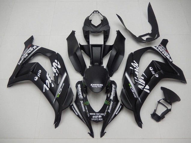 Carenados Moto Kawasaki ZX10R 2016-2020 - Negro Mate Verde Blanco Monstruo Carrera Team Motocard Fabricantes