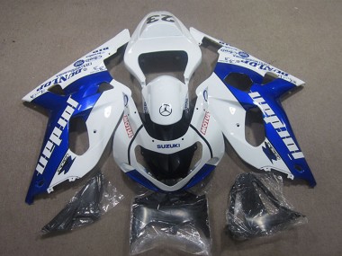 Carenados Moto Suzuki GSXR 600 2001-2003 - Blanco Azul Jordan Motul Fabricantes