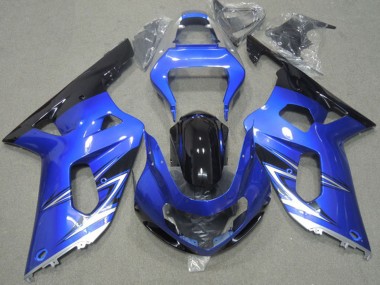Carenados Moto Suzuki GSXR 600 2001-2003 - Azul Blanco Negro Brillante Fabricantes
