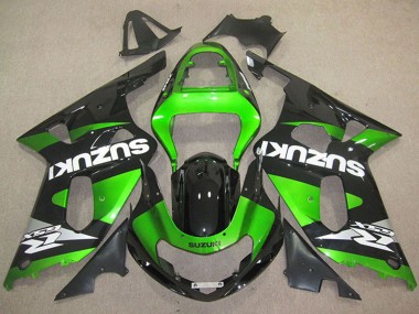 Carenados Moto Suzuki GSXR 600 2001-2003 - Verde Negro Brillante Blanco Fabricantes